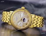 Swiss Patek Philippe grand complications 9100 Watch Full Diamond Dial